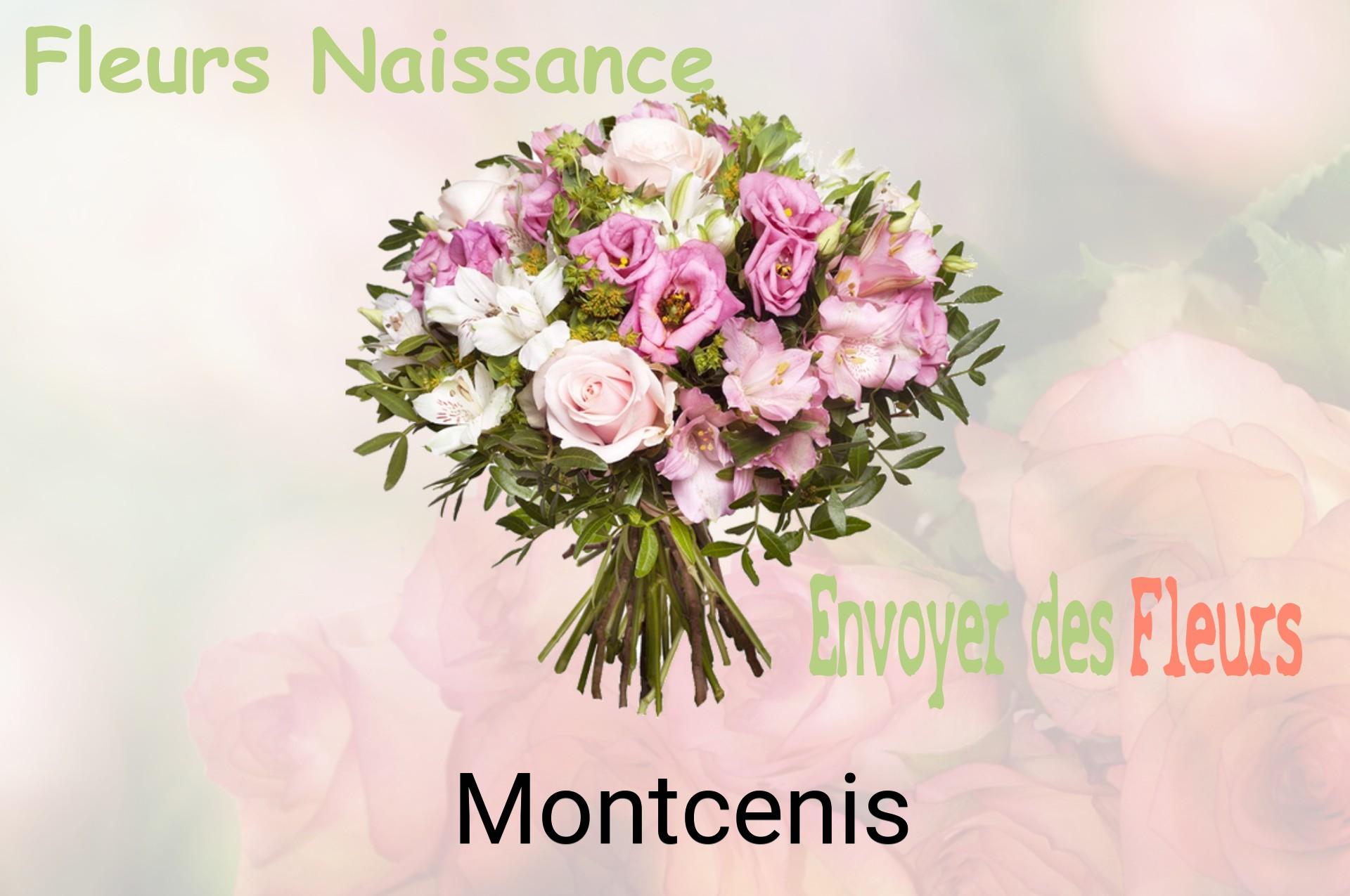 Bouquet de fleurs de naissance livré à Montcenis